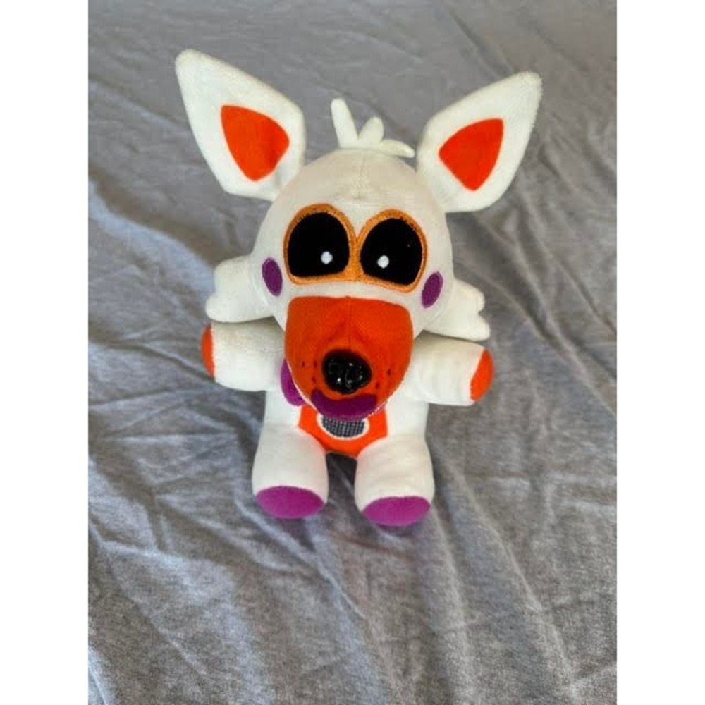 Five Nights at Freddys Funtime Foxy Plush White Orange FNAF Collectible Toy